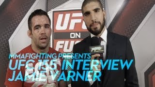 UFC 155 Jamie Varner Im Better Than Joe Lauzon [upl. by Aruasi]