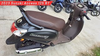 2023 Suzuki Access 125 BT E20 OBD2 Detailed Review  On Road Price amp All Colors I Mileage I Black [upl. by Ttayh]