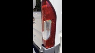 Ducato ProMaster Rear Light amp Reversing Beeper DIY Installation [upl. by Nairbal]