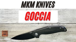 MKM Goccia Pocketknife Fablades Full Review [upl. by Elisabeth]