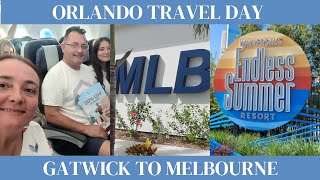 Travel Day From Gatwick to Melbourne Orlando with Tui Staying at Dockside Endless Summer Resort [upl. by Erika571]