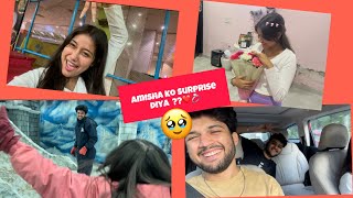 Amisha Ko Surprise Diya 💍 ❤️  Vlogger Varun [upl. by Fredrick]