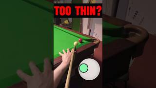 Snooker Thin Cuts Extremely Thin Too Thin ⚪️🔴 GoPro Headcam POV [upl. by Adnilrev]