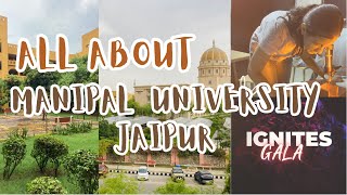 All about manipal University Jaipur admission  timings freshers party Faculty fest  placements [upl. by Rivard]