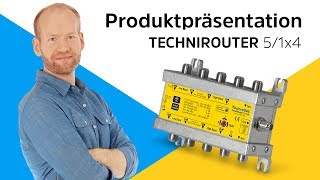 TECHNIROUTER 51x4  Die digitale Einkabellösung ohne Programmeinschränkung  TechniSat [upl. by Dame]