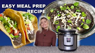 The BEST homemade refried beans in crockpot Made pinto beans from scratch budget cooking [upl. by Akinihs100]