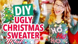 DIY Ugly Christmas Sweater  HGTV Handmade [upl. by Esyle479]