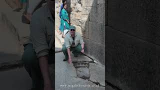 Giant Footprint in Indian Temple  Megalithomania [upl. by Jolynn]