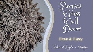 DIY Decor Ideas How to Preserve Pampas Grass  Contiki [upl. by Greenstein]