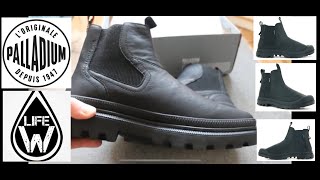 Palladium Pallatrooper Chelsea Waterproof Boots Black [upl. by Ahsata177]