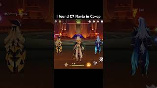 I found C7 Navia in Coop navia genshinimpact [upl. by Autumn]