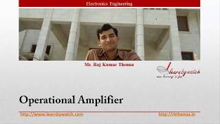 Operational Amplifiers  Hindi Urdu  Electronics Engineering by Raj Kumar Thenua [upl. by Noakes]