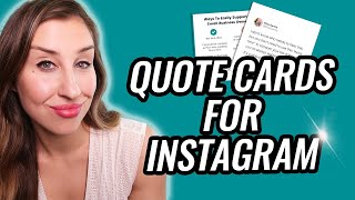 How To Make QUOTES For Instagram [upl. by Row159]