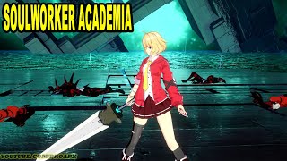 SoulWorker Academia Gameplay Android  iOS Open World MMORPG KR [upl. by Nnateragram]