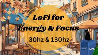 LoFi for Energy amp Focus  30 amp 130 hertz Vagus Nerve tones no midroll ads [upl. by Annawot]