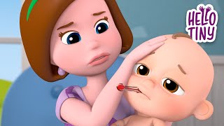 Baby Got Sick  Sick Song  Kids Songs amp Nursery Rhymes [upl. by Einal983]