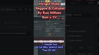 How to make quotReggae amp Calypsoquot By Russ Millions Shorts [upl. by Aniluj8]