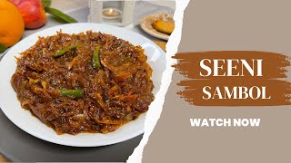 How to make BEST SEENI SAMBOL Recipe  TASTY amp Delicious  SriLankan Style  Rinoza’s Recipes 🔥 [upl. by Yeltsew]