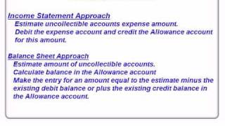 Accounting Lecture 09  Accounts Receivable and Uncollectible Accounts [upl. by Gnauq379]