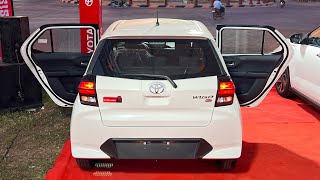 2024 Toyota Wigo G Hatchback CVT 10L FWD 5Seater  White Color [upl. by Annatnom]