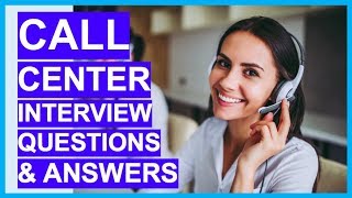 CALL CENTER Interview Questions amp Answers How to PASS a Call Centre Interview [upl. by Hephzibah]