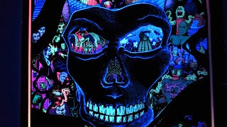 STUNNING Horror Blacklight Poster [upl. by Terrej]