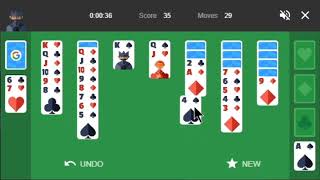 Google Solitaire Speedrun in 144 Hard Mode [upl. by Bull]