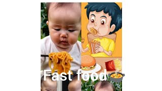 Baby good morning nashta hi nashta 🍝🥗🍱 eating time fast food [upl. by Cruickshank938]