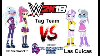 WWE 2k19 Las Shadowbolts vs Las Cuicas  Tag Team [upl. by Zetnauq606]