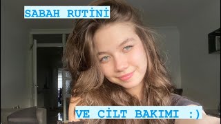 CİLT BAKIMI VE SABAH RUTİNİM [upl. by Thgiled432]