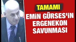 Prof Dr Emin Gürsesin Ergenekon savunmasının tamamı [upl. by Pirri559]