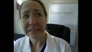 I HAVE BLOOD WHEN I WIPE A hemorrhoid tutorial [upl. by Volnak]