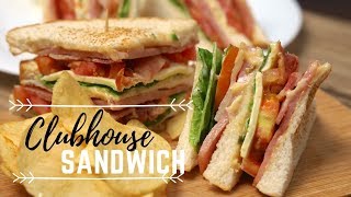 How To Make Clubhouse Sandwich At Home  Sandwich Recipes [upl. by Aihsercal]