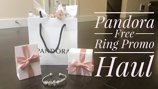 Pandora Haul July 2017 Free Ring Promo [upl. by Nims]