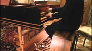 PEDAL harpsichord Johann Pachelbel  Arietta performed by Marco Vincenzi [upl. by Bree]