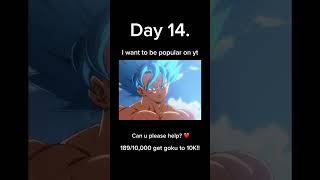 Subscribe Guys We are still at 189 goku dragonball dbz anime dragonballz dragonballsuper [upl. by Yecram]