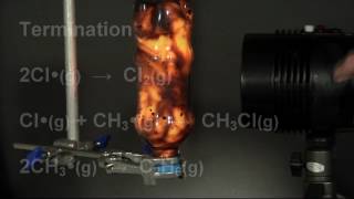 Photochlorination  The Reaction between Methane and Chlorine [upl. by Dmitri]