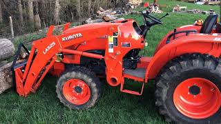 Kubota L2501 Loader Review LA525 [upl. by Sheeb]