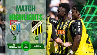 F91 DUDELANGE 2 6 HACKEN HIGHLIGHTS  UEFA CONFERENCE LEAGUE 2nd QF ROUND  25072024 [upl. by Cleodal]