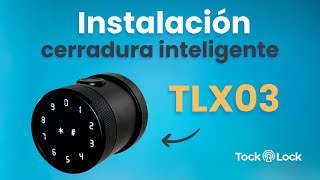 Instalación de Cerradura Digital Inteligente TLX03 [upl. by Nollahp]