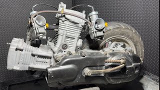 I turn a regular scooter engine into a 250cc Ltwin engine [upl. by Anairam]