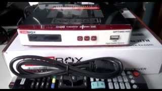 Unboxing Cinebox Optimo HD [upl. by Idnek]