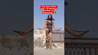 Skipping benefits 💫💯🥰 jumprope fitness theshuffle skippingrope shuffle shuffledance ytshorts [upl. by Atonsah722]