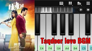 Hello Theme Music  Taqdeer  Tiktok  Easy Piano Tutorial  Perfect Piano [upl. by Yecaw]