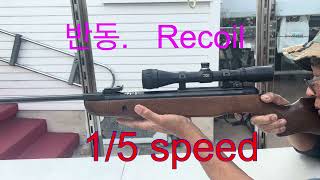 spring piston break air rifle recoil 반동의 끝판 [upl. by Arleta528]