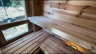 2000 Home Sauna Build  Step by Step Guide [upl. by Nirej]