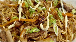 Cooking Yakisoba From Beginning to End [upl. by Shieh]