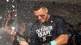 Aaron Judge Juan Soto and the New York Yankees are HEADED TO THE POSTSEASON [upl. by Sidman]