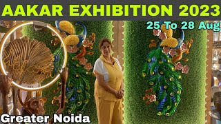 Aakar Exhibition 2023 india expo mart greater noida  Aakar expo greater noida [upl. by Ennairol283]