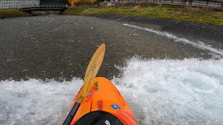 Surfing downtown Juneau [upl. by Nnylhtak]